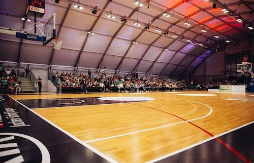 Badminton Court Flooring Installation