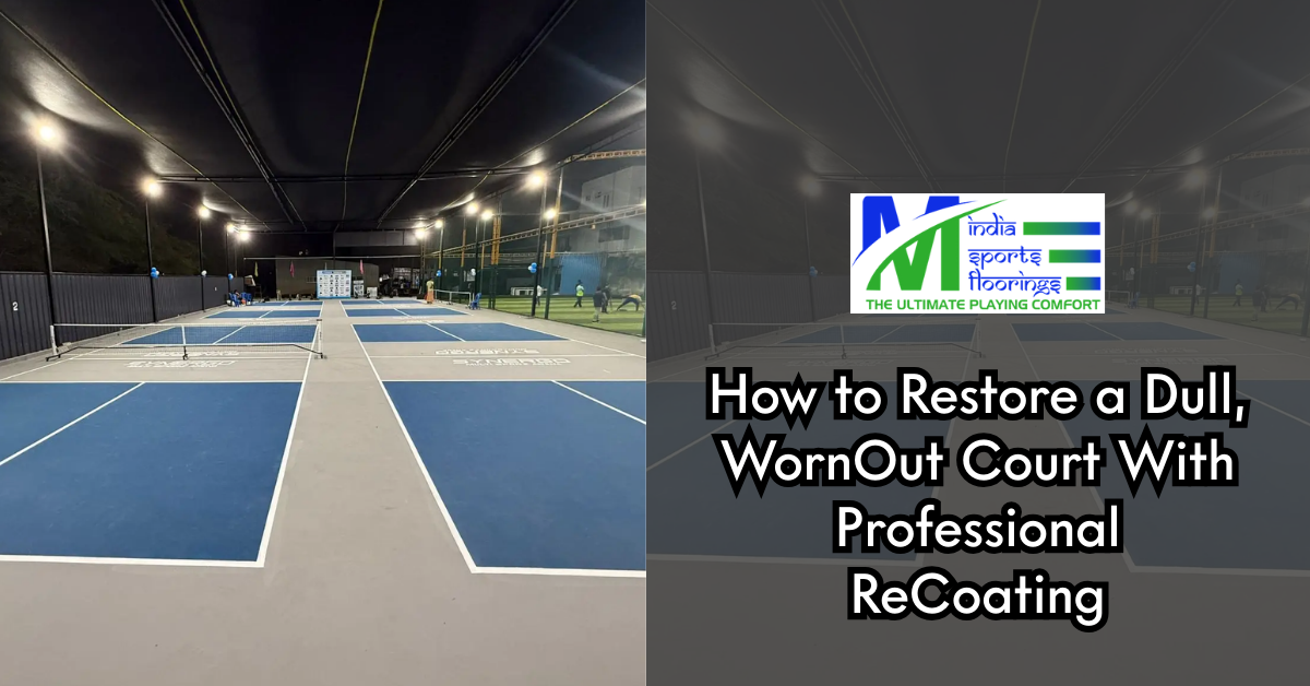 How to Restore a Dull, Worn-Out Court With Professional Re-Coating