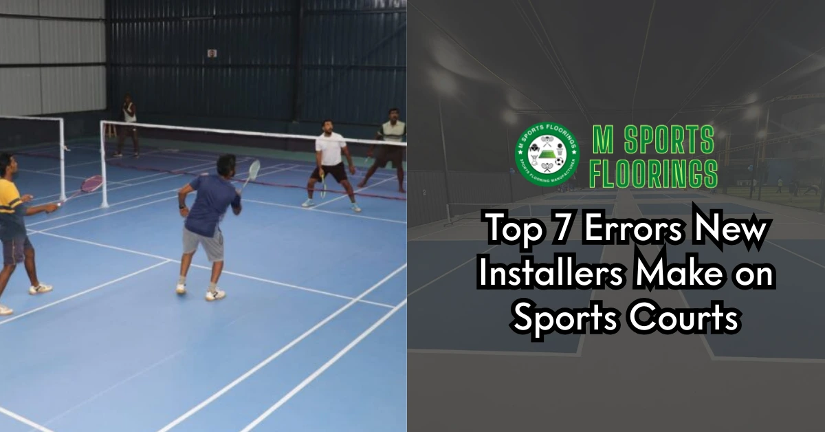 Top 7 Errors New Installers Make on Sports Courts – Common Installation Mistakes and How to Avoid Them