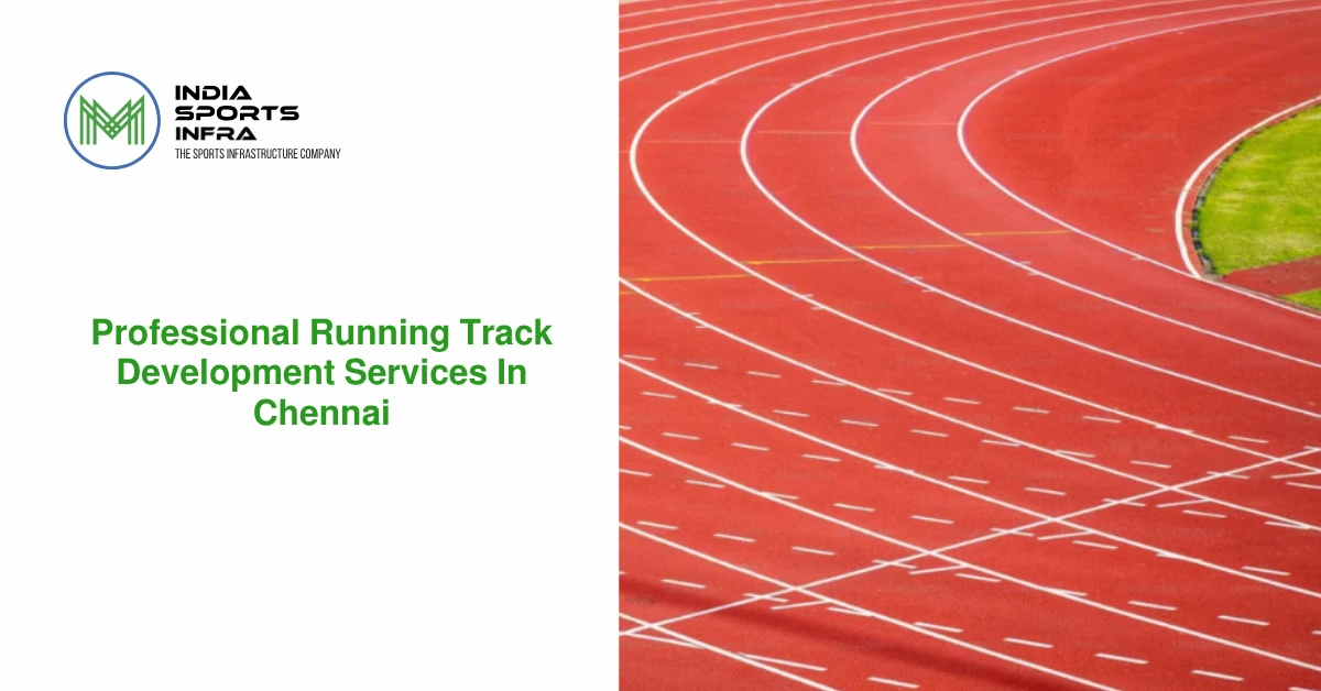 Professional running track development in Chennai for athletic facilities